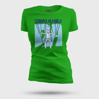 Sodhikkaraangada women's t-shirt in flag green color