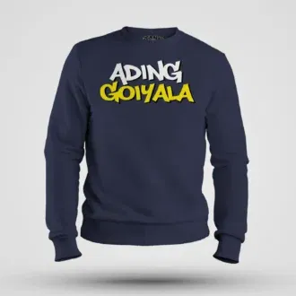 Ading goiyala men/unisex sweatshirt in navy blue color