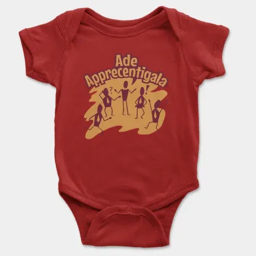 Ade apprecentingala onesie/romper in red color