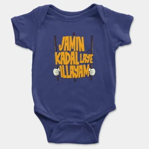 Jamin, kadal laye illayam onesie/romper in royal blue color