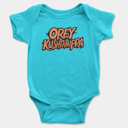 Ore kushtamappa onesie/romper in skyblue color