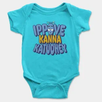 Ippove kanna katudhey onesie/romper in skyblue color