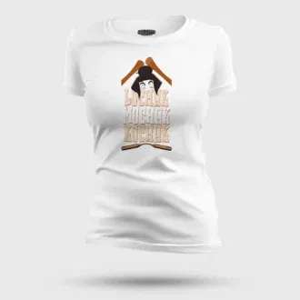 Lochak mochak kochak women's t-shirt in white color