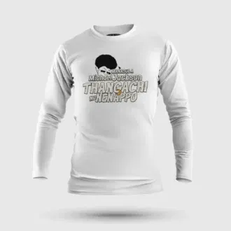 Manasula michael jackson thangachi nu nenappu men/unisex long sleeve t-shirt in white color