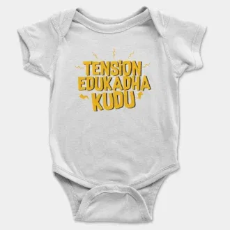 Tension edukadha kudu onesie/romper in white color